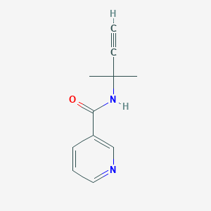 N-(2-methylbut-3-yn-2-yl)pyridine-3-carboxamide