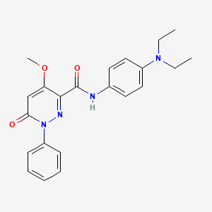 N-[4-(diethylamino)phenyl]-4-methoxy-6-oxo-1-phenyl-1,6-dihydropyridazine-3-carboxamide
