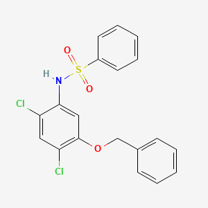 N-[5-(benzyloxy)-2,4-dichlorophenyl]benzenesulfonamide