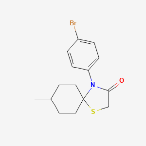 4-(4-Bromophenyl)-8-methyl-1-thia-4-azaspiro[4.5]decan-3-one