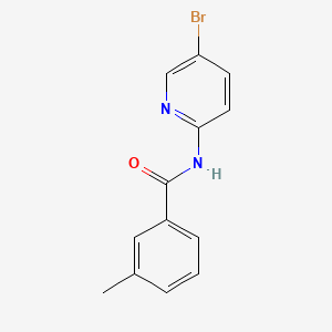 N-(5-bromopyridin-2-yl)-3-methylbenzamide