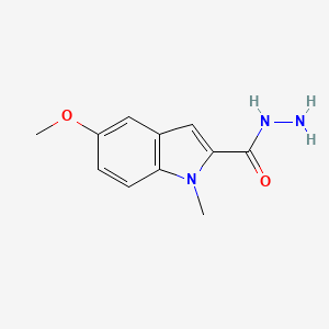 molecular formula C11H13N3O2 B2519840 5-methoxy-1-methyl-1H-indole-2-carbohydrazide CAS No. 200062-20-0