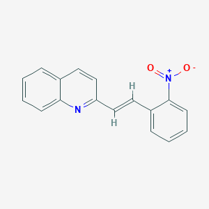 2-[(E)-2-(2-nitrophenyl)vinyl]quinoline