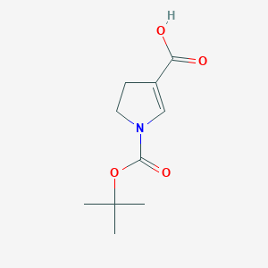 1-[(2-Methylpropan-2-yl)oxycarbonyl]-2,3-dihydropyrrole-4-carboxylic acid