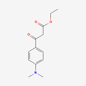Ethyl 4-(dimethylamino)-b-oxo-benzenepropanoate