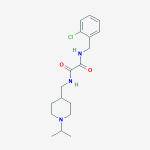 N1-(2-chlorobenzyl)-N2-((1-isopropylpiperidin-4-yl)methyl)oxalamide
