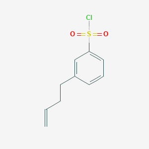 molecular formula C10H11ClO2S B2519950 3-But-3-enylbenzenesulfonyl chloride CAS No. 2375270-90-7