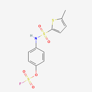 2-[(4-Fluorosulfonyloxyphenyl)sulfamoyl]-5-methylthiophene