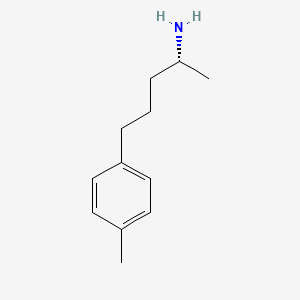 (2R)-5-(4-Methylphenyl)pentan-2-amine