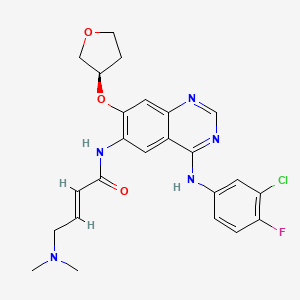 molecular formula C24H25ClFN5O3 B2519980 Afatinib Impurity C CAS No. 850140-72-6; 945553-91-3