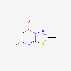 molecular formula C7H7N3OS B2520008 2,7-Dimethyl-5H-[1,3,4]thiadiazolo[3,2-a]pyrimidin-5-one CAS No. 41914-67-4