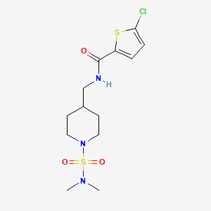 5-chloro-N-((1-(N,N-dimethylsulfamoyl)piperidin-4-yl)methyl)thiophene-2-carboxamide
