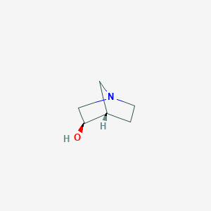 molecular formula C6H11NO B2520036 (1R,3R,4S)-1-氮杂双环[2.2.1]庚烷-3-醇 CAS No. 21473-16-5