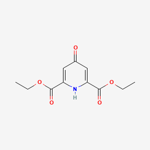 molecular formula C11H13NO5 B2520057 Diethyl 4-hydroxypyridine-2,6-dicarboxylate CAS No. 68631-52-7