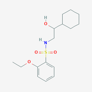 molecular formula C16H25NO4S B2520069 N-(2-cyclohexyl-2-hydroxyethyl)-2-ethoxybenzenesulfonamide CAS No. 1351584-87-6