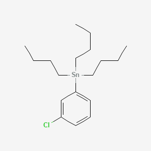 molecular formula C18H31ClSn B2520082 三丁基-(3-氯苯基)锡烷 CAS No. 24344-58-9