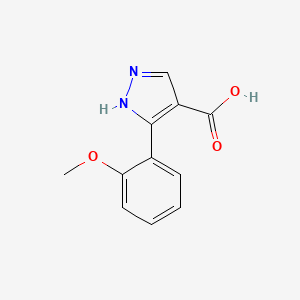 5-(2-methoxyphenyl)-1H-pyrazole-4-carboxylic acid