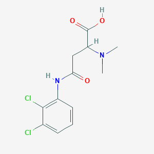 molecular formula C12H14Cl2N2O3 B2520129 4-(2,3-Dichloroanilino)-2-(dimethylamino)-4-oxobutanoic acid CAS No. 1025759-21-0
