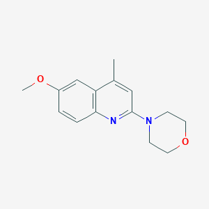 4-(6-Methoxy-4-methylquinolin-2-yl)morpholine