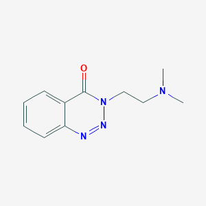 molecular formula C11H14N4O B252016 3-[2-(dimethylamino)ethyl]-1,2,3-benzotriazin-4(3H)-one 