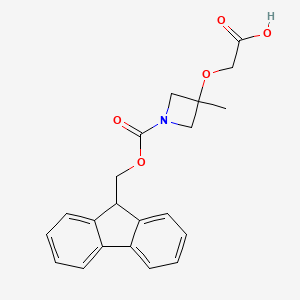 2-[(1-{[(9H-fluoren-9-yl)methoxy]carbonyl}-3-methylazetidin-3-yl)oxy]acetic acid
