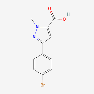 3-(4-bromophenyl)-1-methyl-1H-pyrazole-5-carboxylic acid