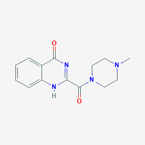 molecular formula C14H16N4O2 B252023 2-(4-methylpiperazine-1-carbonyl)-1H-quinazolin-4-one 