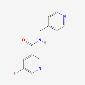 5-fluoro-N-(pyridin-4-ylmethyl)nicotinamide