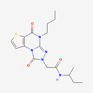 N-(4-methylphenyl)-2-{[6-(4-phenylpiperazin-1-yl)pyridazin-3-yl]thio}acetamide