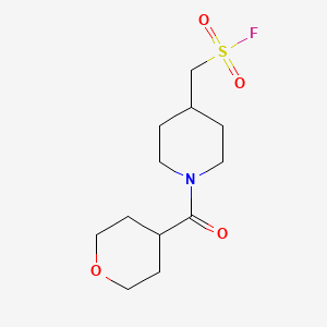 [1-(Oxane-4-carbonyl)piperidin-4-yl]methanesulfonyl fluoride