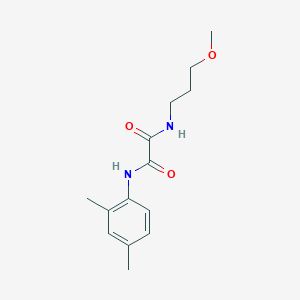 molecular formula C14H20N2O3 B2520300 N-(2,4-dimethylphenyl)-N'-(3-methoxypropyl)ethanediamide CAS No. 428850-44-6