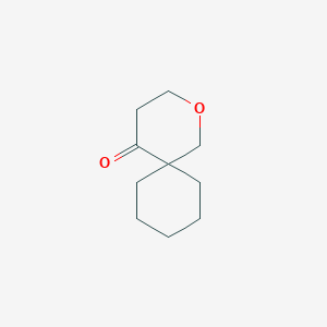 molecular formula C10H16O2 B2520311 2-Oxaspiro[5.5]undecan-5-one CAS No. 1480805-76-2