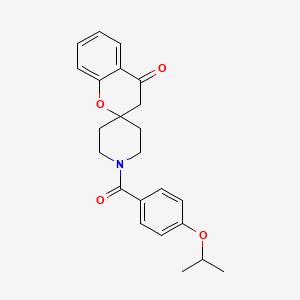 1'-(4-Isopropoxybenzoyl)spiro[chroman-2,4'-piperidin]-4-one