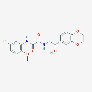 N1-(5-chloro-2-methoxyphenyl)-N2-(2-(2,3-dihydrobenzo[b][1,4]dioxin-6-yl)-2-hydroxyethyl)oxalamide