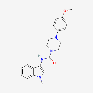 4-(4-methoxyphenyl)-N-(1-methyl-1H-indol-3-yl)piperazine-1-carboxamide