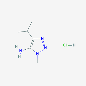 4-Isopropyl-1-methyl-1H-1,2,3-triazol-5-amine hydrochloride