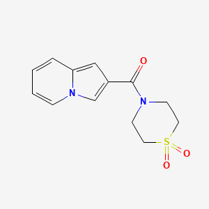 (1,1-Dioxidothiomorpholino)(indolizin-2-yl)methanone