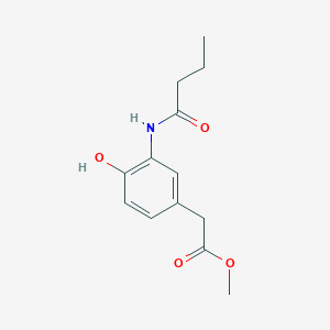 Methyl 2-[3-(butyrylamino)-4-hydroxyphenyl]acetate