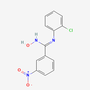 N-(2-chlorophenyl)-N'-hydroxy-3-nitrobenzenecarboximidamide