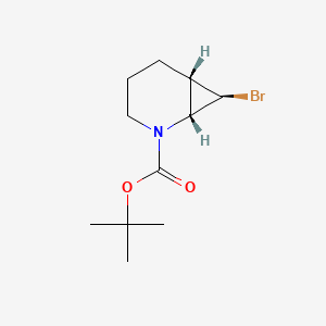 Tert-butyl (1R,6S,7R)-7-bromo-2-azabicyclo[4.1.0]heptane-2-carboxylate