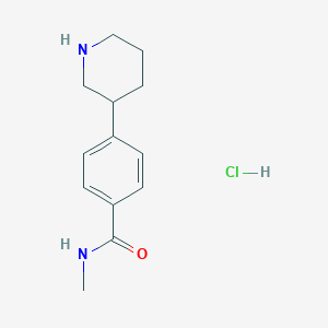 N-Methyl-4-(piperidin-3-yl)benzamide hydrochloride