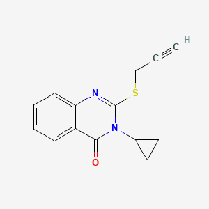 3-Cyclopropyl-2-prop-2-ynylsulfanylquinazolin-4-one