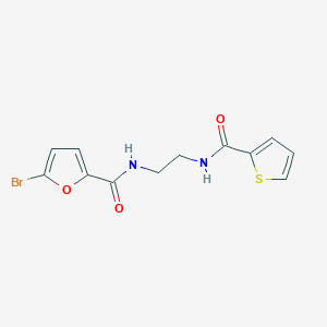molecular formula C12H11BrN2O3S B252045 5-bromo-N-{2-[(2-thienylcarbonyl)amino]ethyl}-2-furamide 