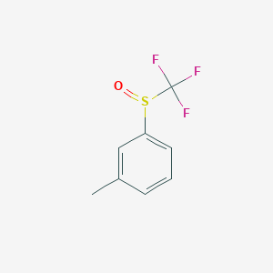 molecular formula C8H7F3OS B2520452 1-甲基-3-三氟甲磺酰苯 CAS No. 1178899-45-0