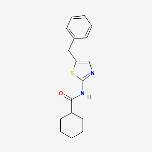 N-(5-benzyl-1,3-thiazol-2-yl)cyclohexanecarboxamide