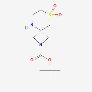 Tert-butyl 8-thia-2,5-diazaspiro[3.5]nonane-2-carboxylate 8,8-dioxide
