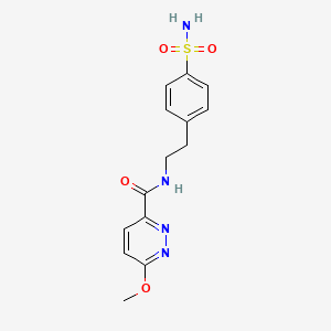 6-methoxy-N-(4-sulfamoylphenethyl)pyridazine-3-carboxamide