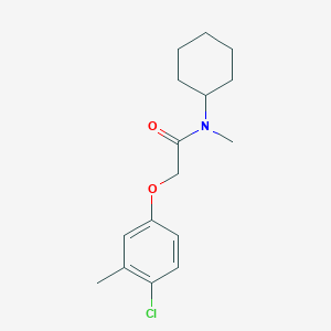 2-(4-chloro-3-methylphenoxy)-N-cyclohexyl-N-methylacetamide