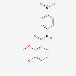 molecular formula C15H14N2O5 B2520503 2,3-dimethoxy-N-(4-nitrophenyl)benzamide CAS No. 1522-66-3