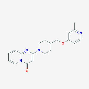 2-(4-{[(2-methylpyridin-4-yl)oxy]methyl}piperidin-1-yl)-4H-pyrido[1,2-a]pyrimidin-4-one